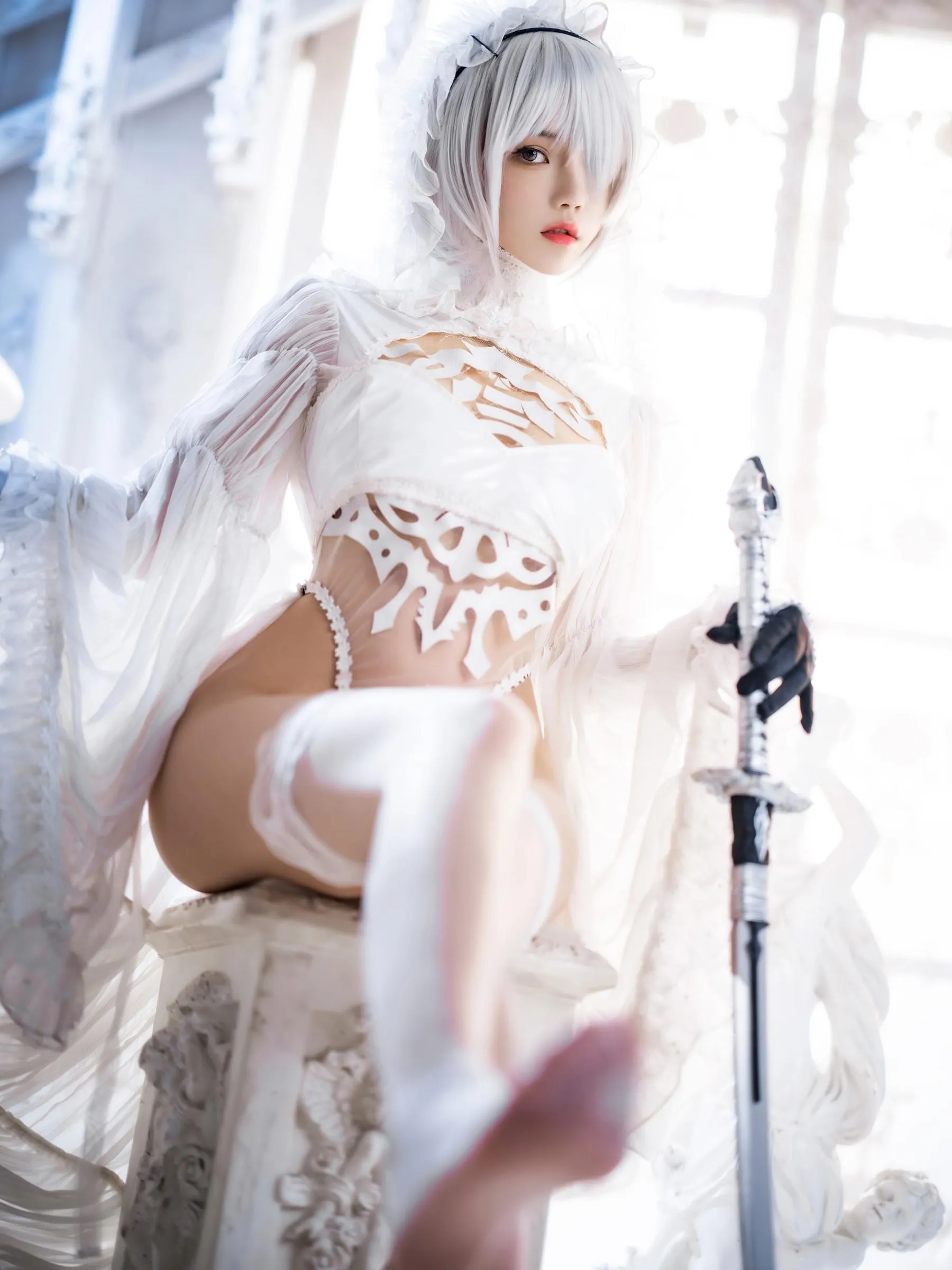 桜桃喵 – NO.160 2b花嫁 [69P]插图8